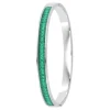 So Charm Bijoux Bracelets<Jonc Femme So Charm - B4337-ARGENT-VERT - Bracelet Mode Argenté