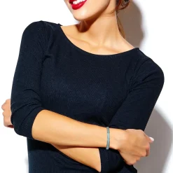 So Charm Bijoux Bracelets<Jonc Femme So Charm - B4339-ARGENT-BLEUCLAIR - Bracelet Email Argenté