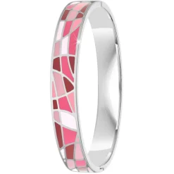 So Charm Bijoux Bracelets<Jonc Femme So Charm - B3076 - Bracelet Email Argenté