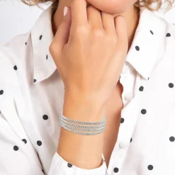 So Charm Bijoux Bracelets<Jonc Femme So Charm - B3346-ARGENT - Bracelet Mode Argenté