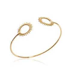 Maison de la Bijouterie Bracelets<Jonc femme Sensimio UYZ60Y5V Plaqué or