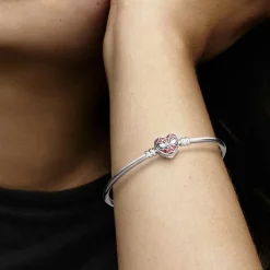 Pandora Bracelets<Jonc Moments - Marvel Fermoir Masque de Spider-Man