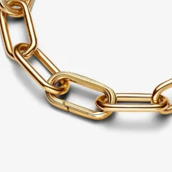 Pandora Charms<Link Ouvrable Rectangulaire ME Doré