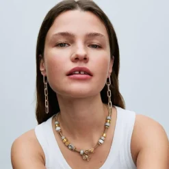 Pandora Charms<Link Ouvrable Rectangulaire ME Doré