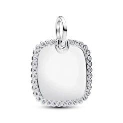 Pandora Collier Et Pendentif<Médaillon Carré Gravable