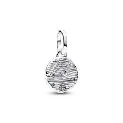 Pandora Charms<Mini Charm Médaillon Gravable 793860C01