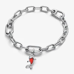 Pandora Charms<Mini Dangle Carpe Koï Verre de Murano Rouge 793863C01