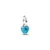 Pandora Charms<Mini Dangle Cœur Turquoise 793827C01