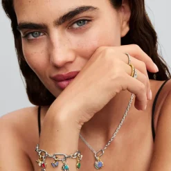 Pandora Charms<Mini Dangle Éléphant Turquoise 793858C01