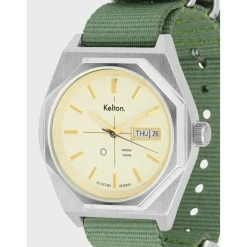 Kelton Montre Automatique<Montre automatique Octogone champagne nato kaki