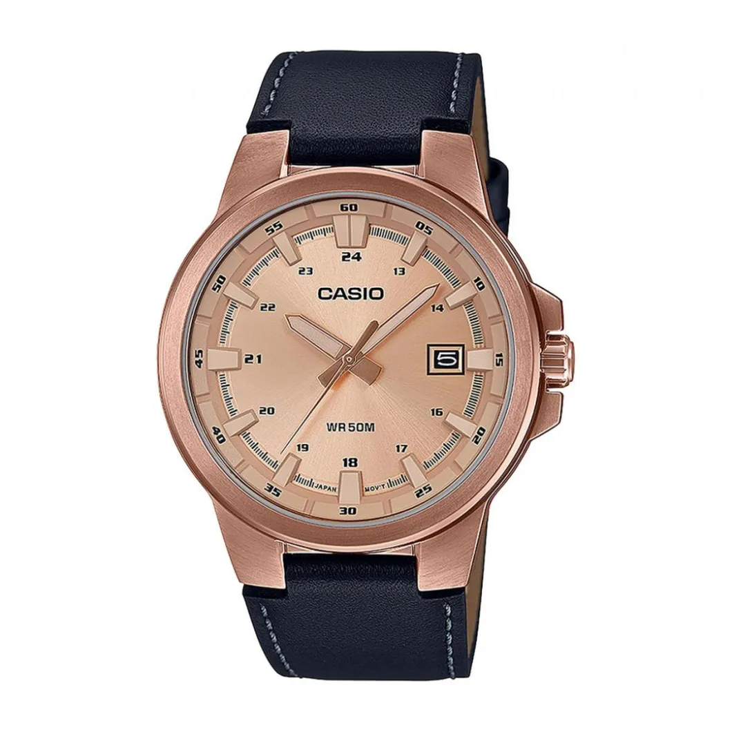 Casio Montre Cuir<Montre MTP-E173RL-5AVEF Homme