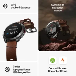 POLAR Montres Montre Connectée|Montre Cuir<Montre Connectée 900110288 - POLAR Grit X2 Pro Titan M-L