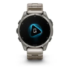 Garmin Montre Connectée|Montre Connectée<Montre Connectée - 010-02904-40 Fēnix 8 Amoled - 47Mm - Sapphire, Titanium Avec Bracelet Titanium + Bracelet Silicone Noir