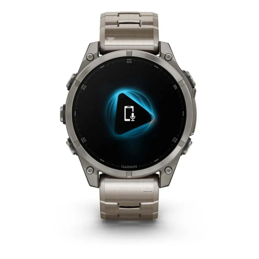 Garmin Montre Connectée|Montre Connectée<Montre Connectée - 010-02904-40 Fēnix 8 Amoled - 47Mm - Sapphire, Titanium Avec Bracelet Titanium + Bracelet Silicone Noir