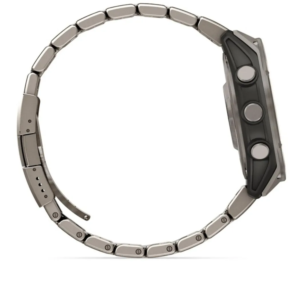 Garmin Montre Connectée|Montre Connectée<Montre Connectée - 010-02904-40 Fēnix 8 Amoled - 47Mm - Sapphire, Titanium Avec Bracelet Titanium + Bracelet Silicone Noir