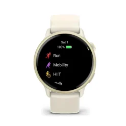 Garmin Montre Connectée|Montre Connectée<Montre Connectée Vívoactive 6 - 010-02985-01 Bracelet Silicone Ivoire