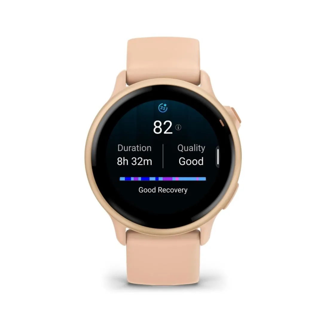 Garmin Montre Connectée|Montre Connectée<Montre Connectée Vívoactive 6 - 010-02985-03 Bracelet Silicone Rose pêche