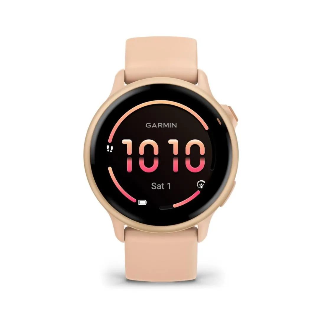 Garmin Montre Connectée|Montre Connectée<Montre Connectée Vívoactive 6 - 010-02985-03 Bracelet Silicone Rose pêche