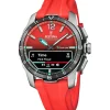 Festina Montre Connectée<Montre connectée Homme - F23000-6 Bracelet Silicone Rouge