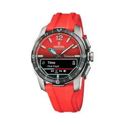 Festina Montre Connectée<Montre connectée Homme - F23000-6 Bracelet Silicone Rouge