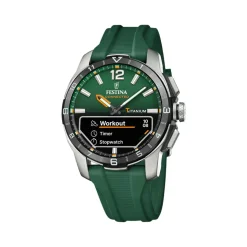 Festina Montre Connectée<Montre connectée Homme - F23000-2 Bracelet Silicone Vert