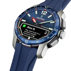 Festina Montre Connectée<Montre connectée Homme - F23000-1 Bracelet Silicone Bleu Marine