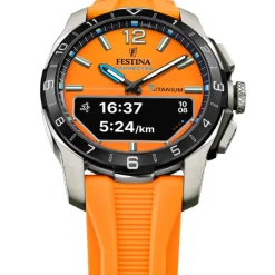 Festina Montre Connectée<Montre connectée Homme - F23000-7 Bracelet Silicone Orange