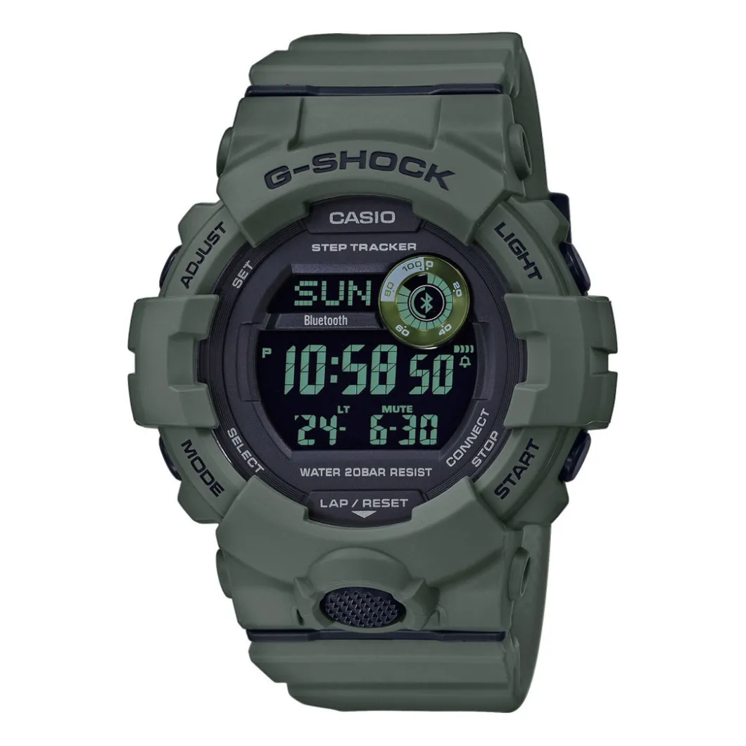 Casio Montre Connectée<Montre Connectée Homme GBD-800UC-3ER - G-Shock Vert