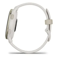 Garmin Montre Connectée|Montre Connectée<Montre connectée Mixte VÍVOACTIVE® 5 Lunette aluminium Soft Gold, boitier ivoire et bracelet silicone ivoire