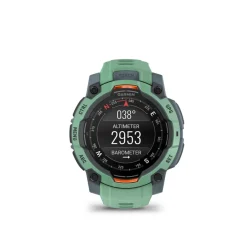 Garmin Montre Connectée|Montre Connectée<Montre connectée Mixte INSTINCT 3 45 MM, AMOLED - 010-02936-01 Bracelet Silicone Vert