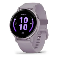 Garmin Montre Connectée|Montre Connectée<Montre connectée Mixte VÍVOACTIVE® 5 Lunette aluminium Metallic Orchid, boitier et bracelet silicone Violet