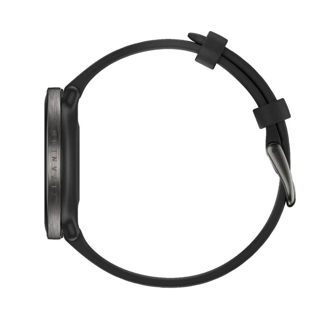 POLAR Montres Montre Connectée|Montre Connectée<Montre connectée Mixte Polar Ignite 3 Titanium Silicone Noir S-L