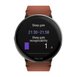 POLAR Montres Montre Connectée|Montre Cuir<Montre connectée Mixte Polar Ignite 3 Titanium Cuir Marron M/L