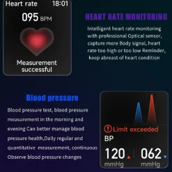 Smarty Montres Montre Connectée|Montre Connectée<Montre connectée Mixte Smarty Powerful Amoled - SW071B Bracelet Silicone Bleu