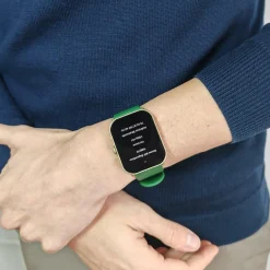 Smarty Montres Montre Connectée|Montre Connectée<Montre connectée Mixte Smarty Super Amoled - SW070G Bracelet Silicone Vert