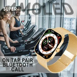 Smarty Montres Montre Connectée|Montre Connectée<Montre connectée Mixte Smarty Super Amoled - SW070G Bracelet Silicone Vert