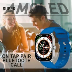 Smarty Montres Montre Connectée|Montre Connectée<Montre connectée Mixte Smarty Super Amoled - SW070G Bracelet Silicone Vert