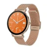Smarty Montres Montre Connectée|Montre Acier<Montre connectée Mixte Smarty Super Slim Amoled - SW079A Bracelet Acier Doré rose