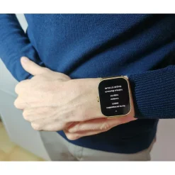 Smarty Montres Montre Connectée|Montre Acier<Montre connectée Mixte Smarty Super Amoled - SW070L Bracelet Acier Doré