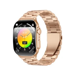 Smarty Montres Montre Connectée|Montre Acier<Montre connectée Mixte Smarty Ultra Amoled - SW080L Bracelet Acier Doré rose