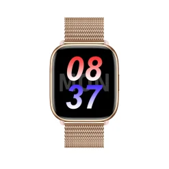 Smarty Montres Montre Connectée|Montre Acier<Montre connectée Mixte Smarty Overtake - SW081G Bracelet Acier Doré rose