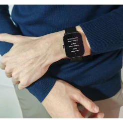 Smarty Montres Montre Connectée|Montre Acier<Montre connectée Mixte Smarty Super Amoled - SW070H Bracelet Acier Noir