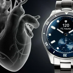 Withings Montre Connectée|Montre Acier<Montre de Santé Connectée Homme Scanwatch Nova - Wsw N Blue Bracelet Acier Argent