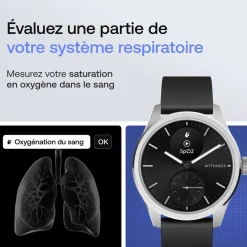 Withings Montre Connectée|Montre Acier<Montre de Santé Connectée Homme Scanwatch Nova - Wsw N Blue Bracelet Acier Argent
