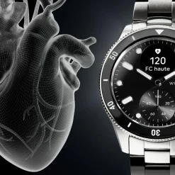 Withings Montre Connectée|Montre Acier<Montre de Santé Connectée Homme Scanwatch Nova - Wsw N Black Bracelet Acier Argent