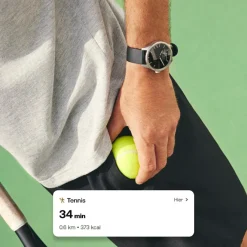 Withings Montre Connectée|Montre Connectée<Montre de Santé Connectée Mixte Scanwatch 2 - Wsw 242 Black Bracelet Caoutchouc Noir