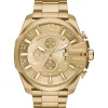 Diesel Montres Montre Acier<Montre Diesel MEGA CHIEF DZ4360 - Montre Acier Dorée Homme