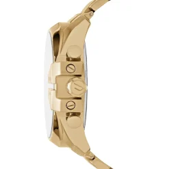 Diesel Montres Montre Acier<Montre Diesel MEGA CHIEF DZ4360 - Montre Acier Dorée Homme