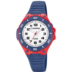 Calypso Montre Fille|Montre Garçon<Montre Enfant SWEET TIME K5758-1 - Bracelet Silicone Bleu