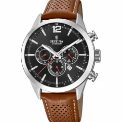 Festina Montre Cuir<Montre F20542-6 TIMELESS CHRONO